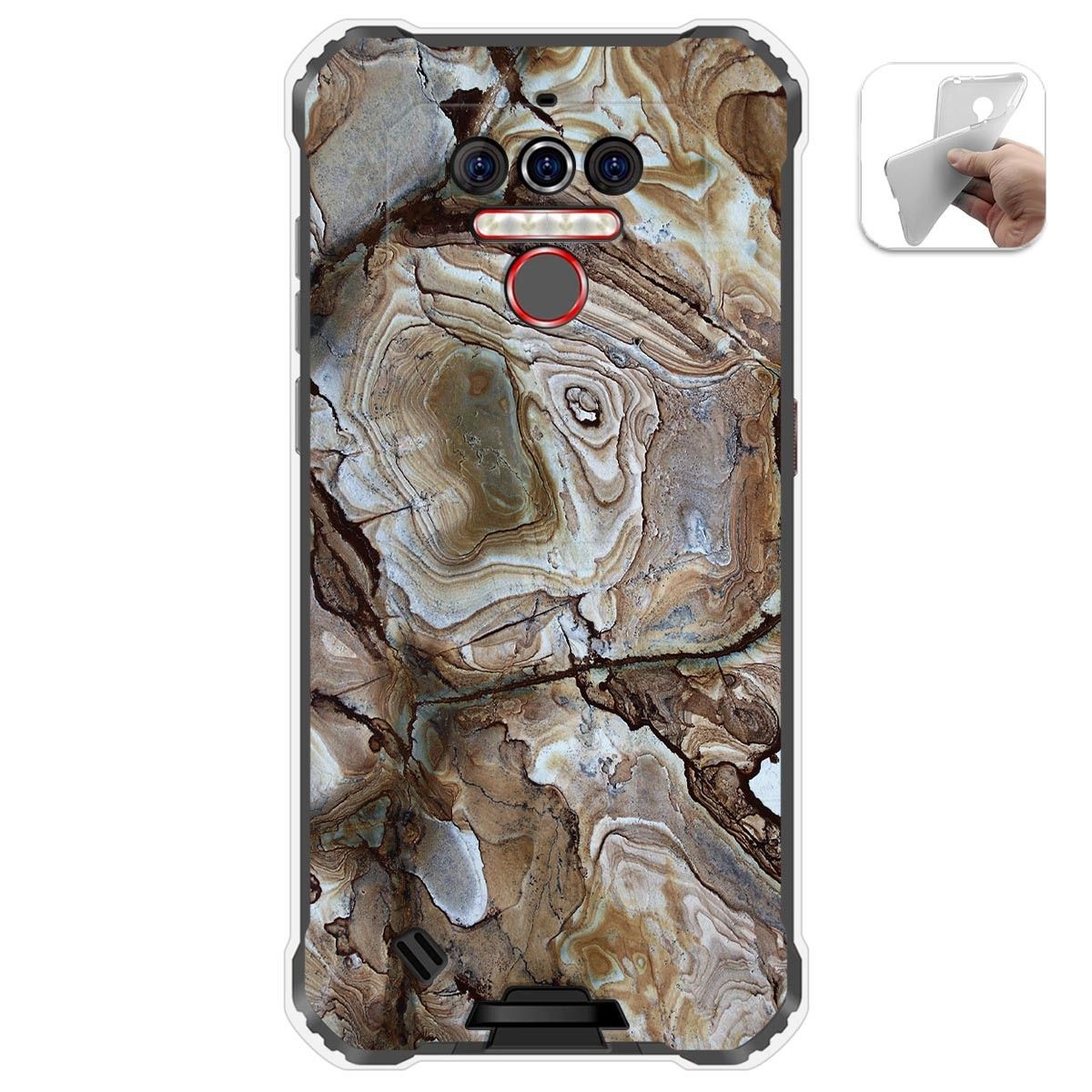 Funda Gel Tpu para Oukitel Wp5 diseño Mármol 14 Dibujos