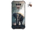 Funda Gel Tpu para Oukitel Wp5 diseño Elefante Dibujos