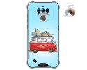 Funda Gel Tpu para Oukitel Wp5 diseño Furgoneta Dibujos