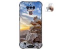 Funda Gel Tpu para Oukitel Wp5 diseño Sunset Dibujos