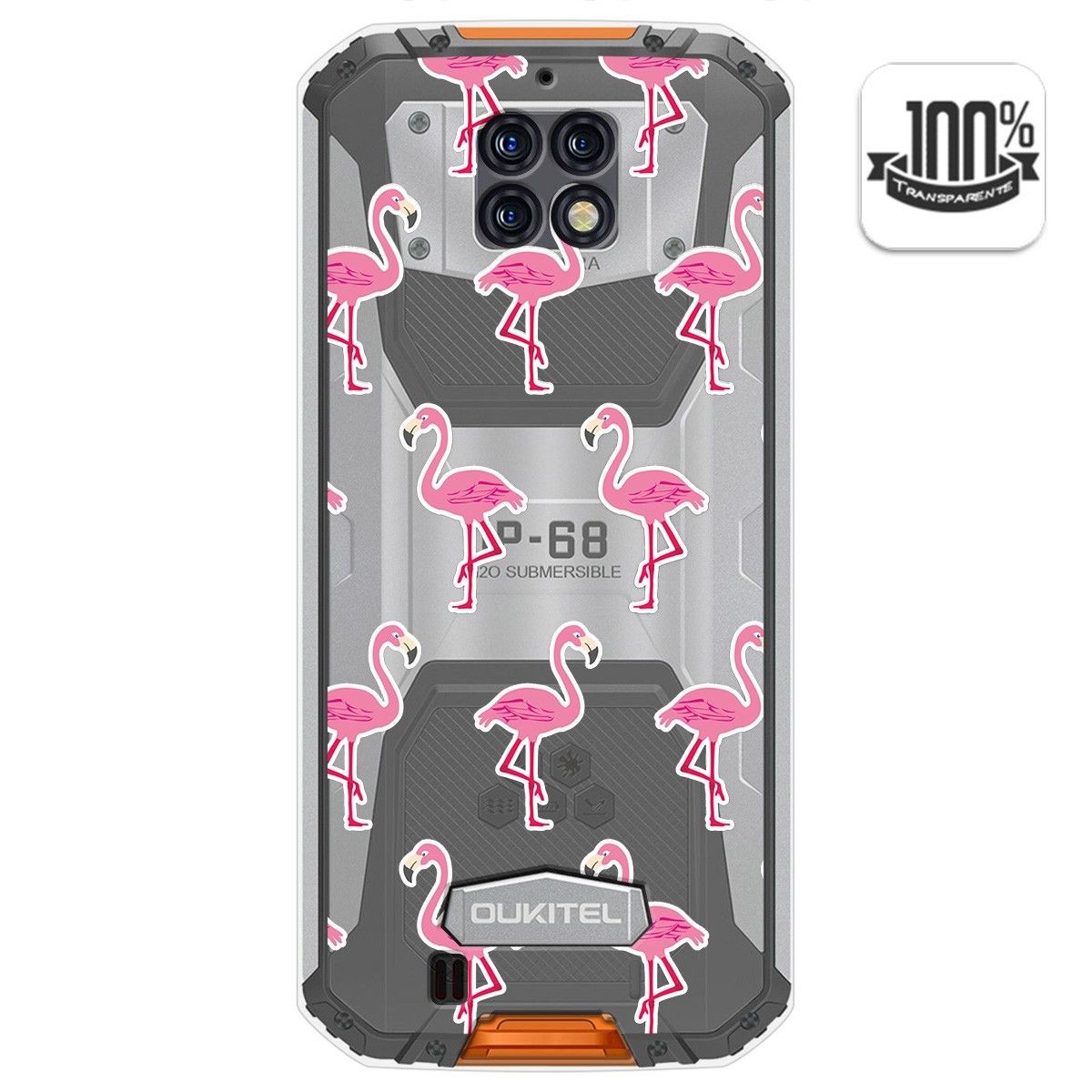 Funda Gel Transparente para Oukitel Wp6 diseño Flamenco Dibujos