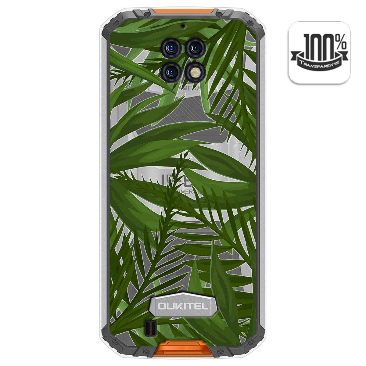 Funda Gel Transparente para Oukitel Wp6 diseño Jungla Dibujos