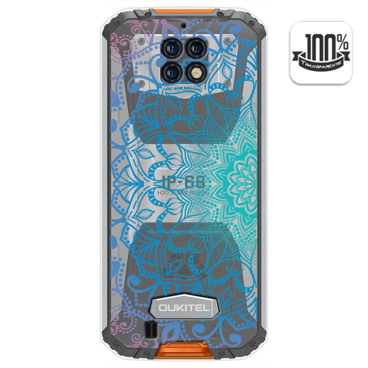 Funda Gel Transparente para Oukitel Wp6 diseño Mandala Dibujos