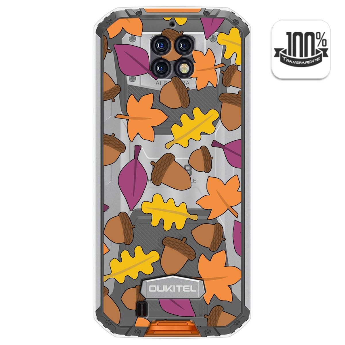 Funda Gel Transparente para Oukitel Wp6 diseño Otoño Dibujos