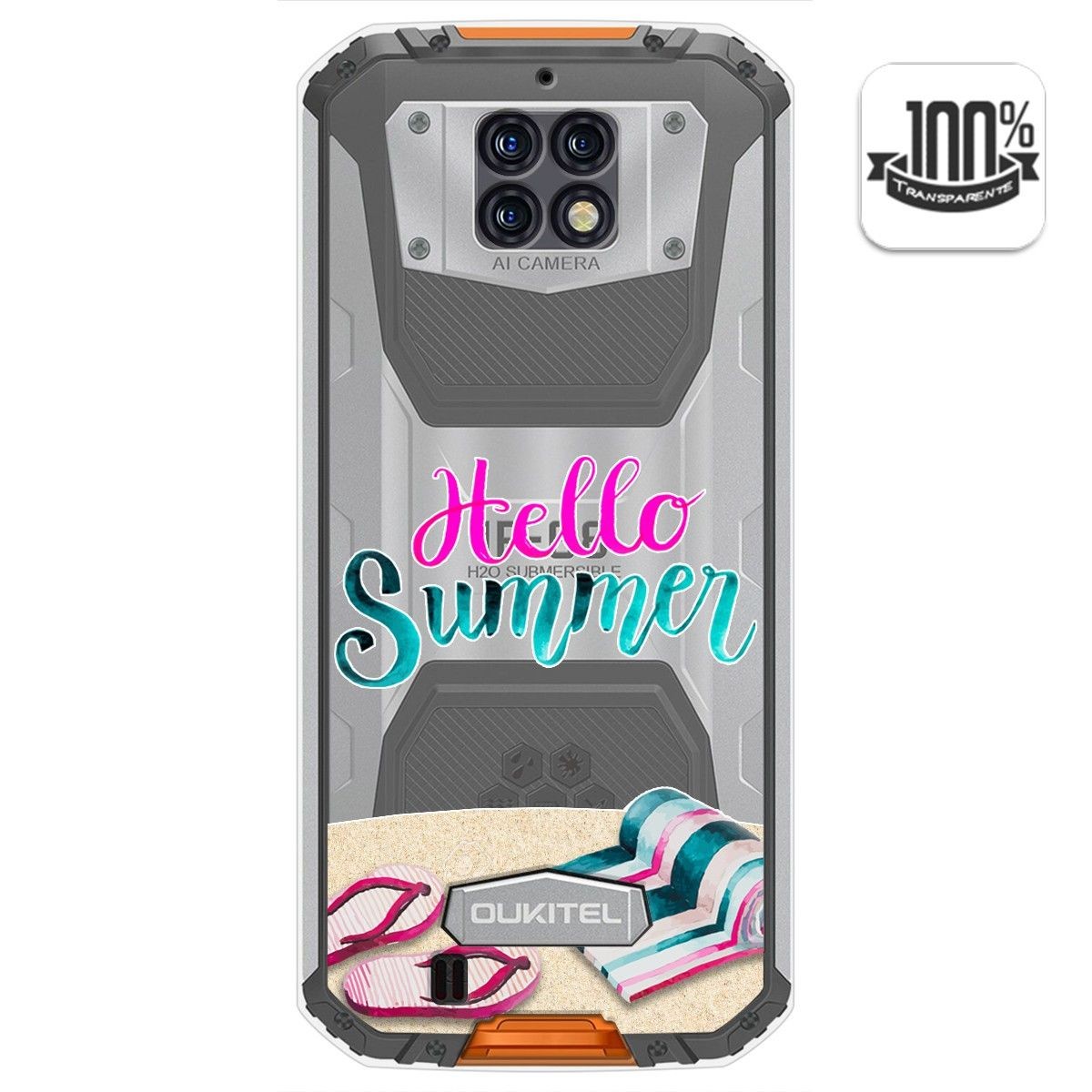 Funda Gel Transparente para Oukitel Wp6 diseño Summer Dibujos