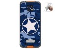 Funda Gel Tpu para Oukitel Wp6 diseño Camuflaje 03 Dibujos