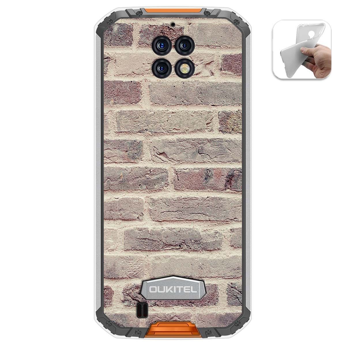 Funda Gel Tpu para Oukitel Wp6 diseño Ladrillo 01 Dibujos