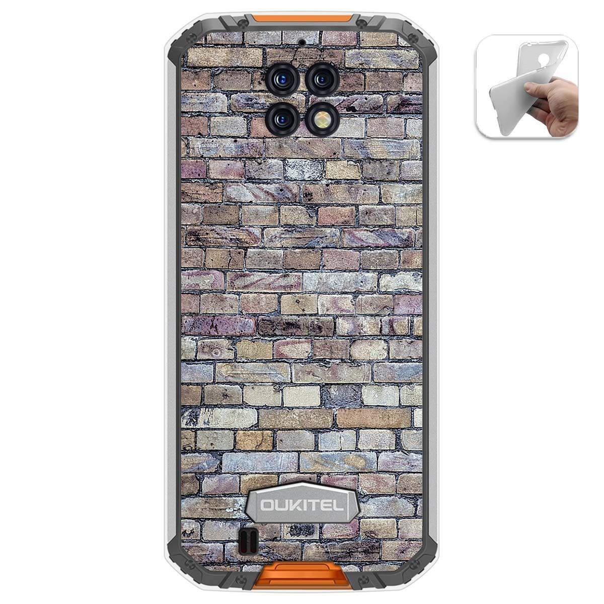 Funda Gel Tpu para Oukitel Wp6 diseño Ladrillo 02 Dibujos