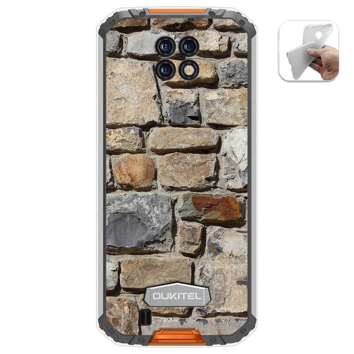 Funda Gel Tpu para Oukitel Wp6 diseño Ladrillo 03 Dibujos