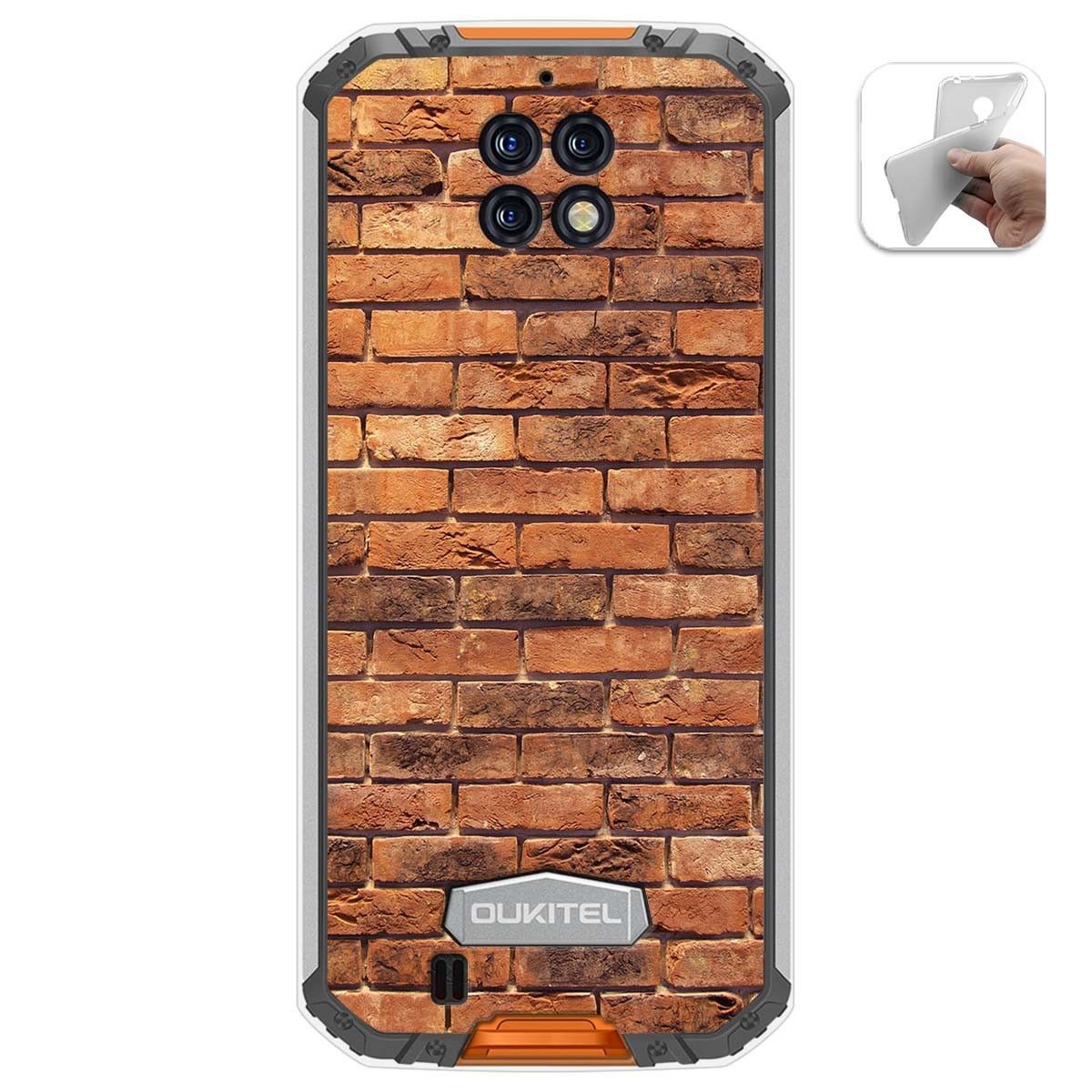 Funda Gel Tpu para Oukitel Wp6 diseño Ladrillo 04 Dibujos