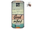 Funda Gel Tpu para Oukitel Wp6 diseño Madera 01 Dibujos