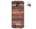 Funda Gel Tpu para Oukitel Wp6 diseño Madera 03 Dibujos