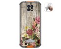 Funda Gel Tpu para Oukitel Wp6 diseño Madera 08 Dibujos