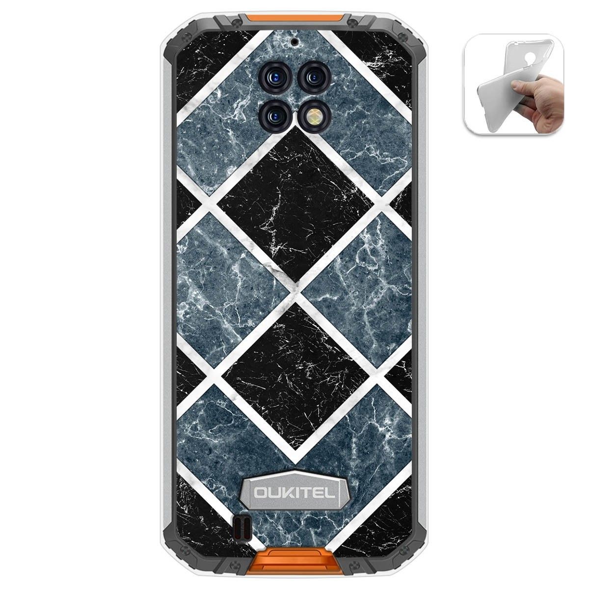 Funda Gel Tpu para Oukitel Wp6 diseño Mármol 06 Dibujos