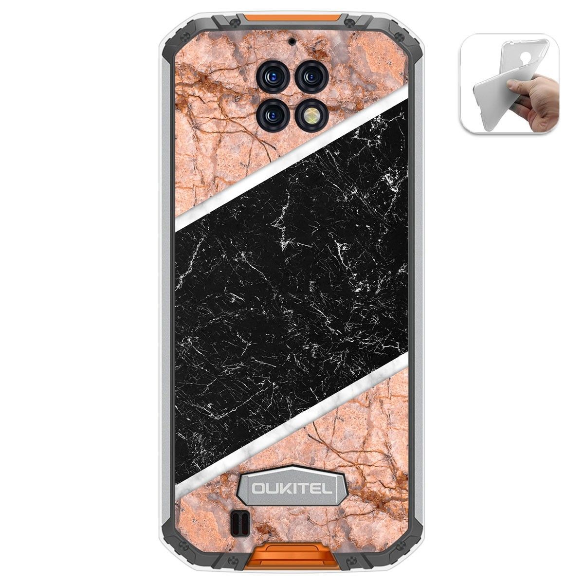 Funda Gel Tpu para Oukitel Wp6 diseño Mármol 07 Dibujos