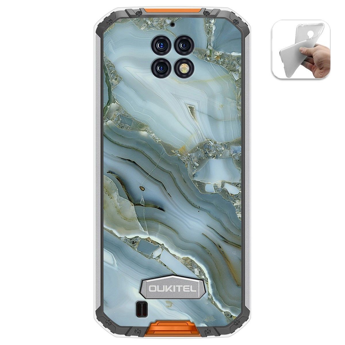 Funda Gel Tpu para Oukitel Wp6 diseño Mármol 09 Dibujos
