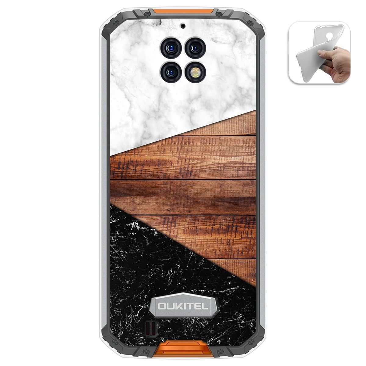 Funda Gel Tpu para Oukitel Wp6 diseño Mármol 11 Dibujos