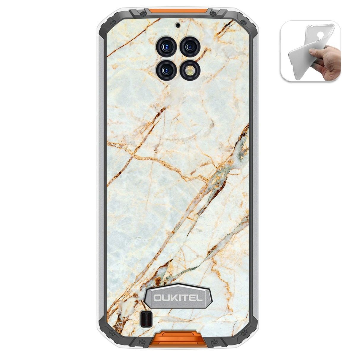 Funda Gel Tpu para Oukitel Wp6 diseño Mármol 13 Dibujos