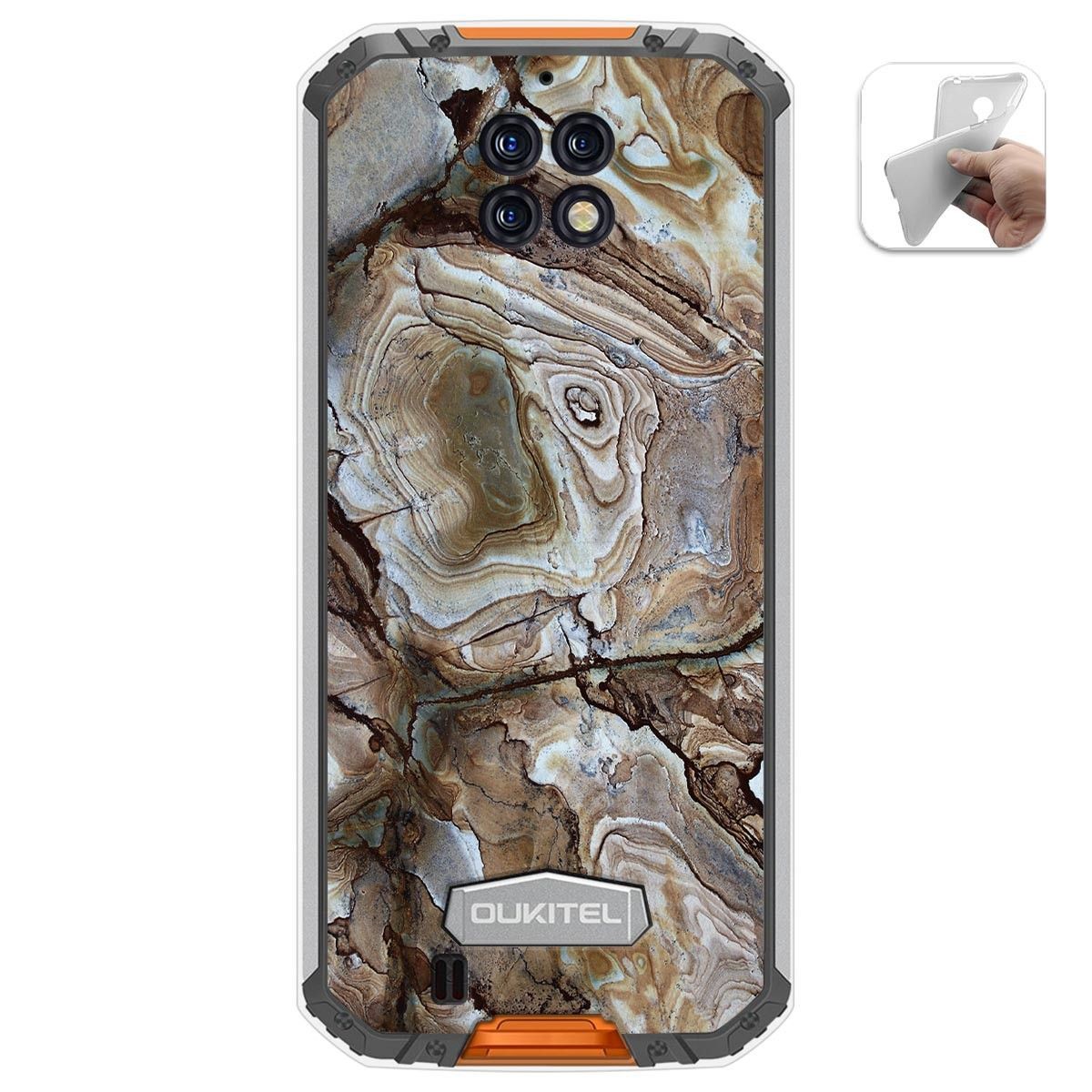 Funda Gel Tpu para Oukitel Wp6 diseño Mármol 14 Dibujos