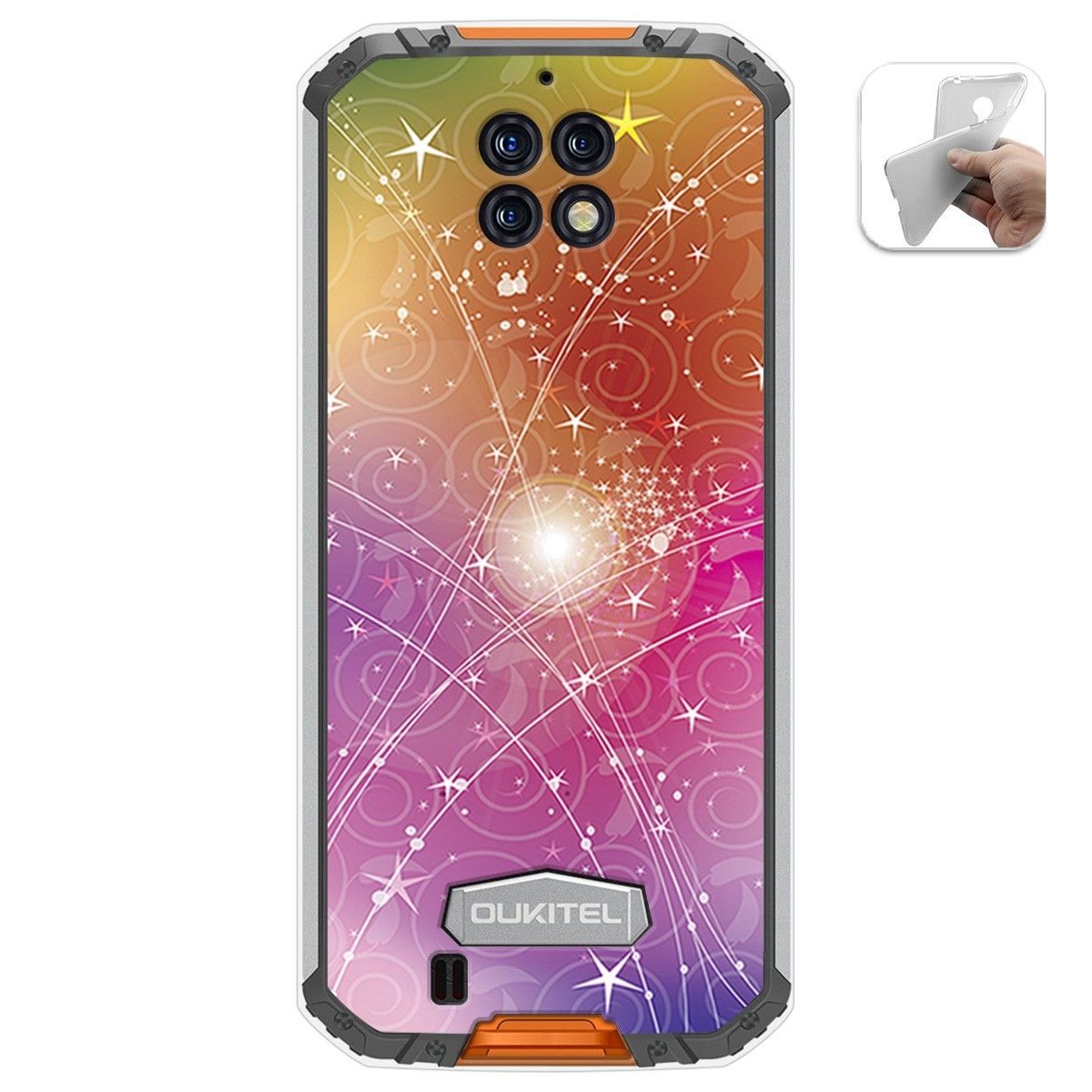 Funda Gel Tpu para Oukitel Wp6 diseño Abstracto Dibujos