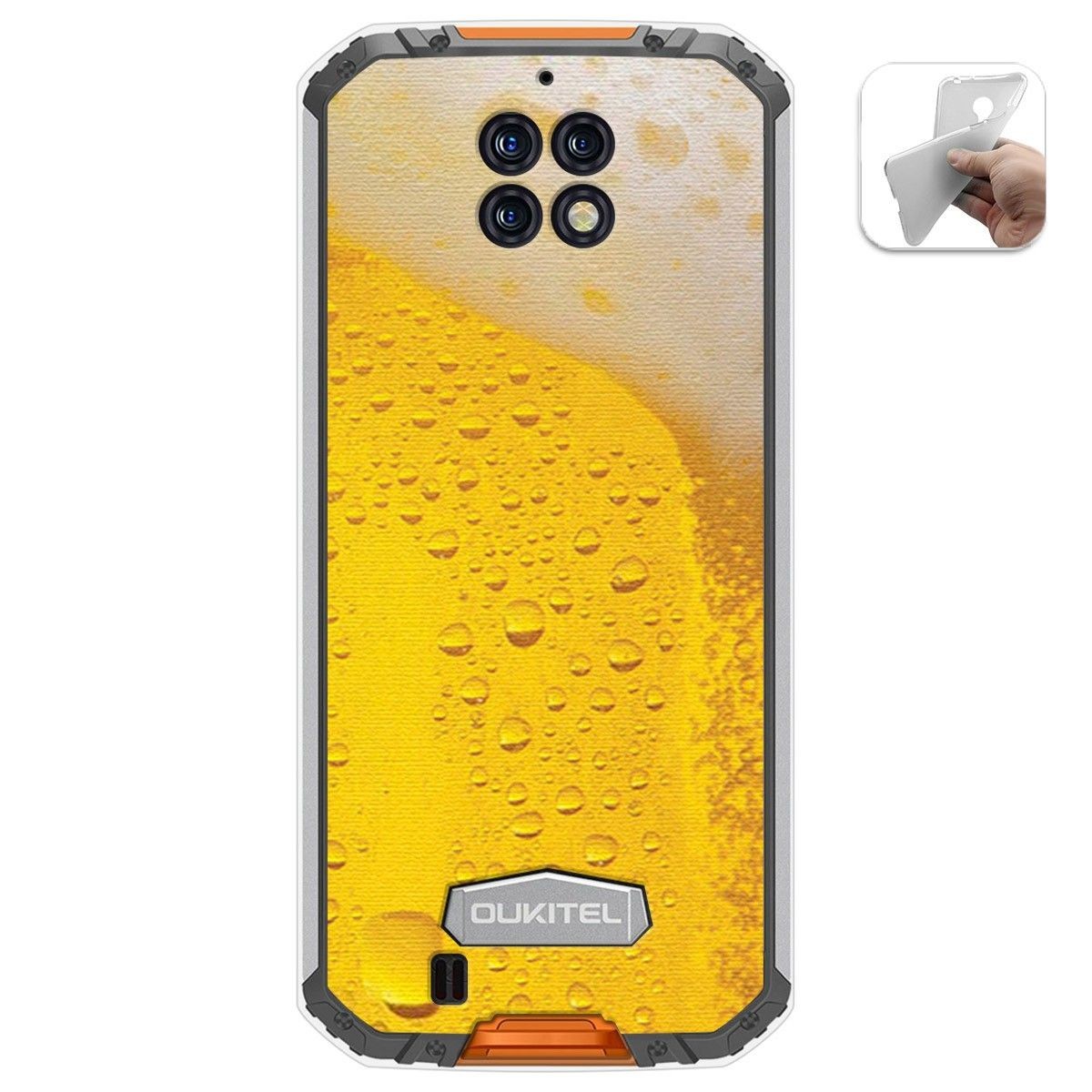 Funda Gel Tpu para Oukitel Wp6 diseño Cerveza Dibujos