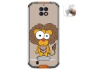 Funda Gel Tpu para Oukitel Wp6 diseño Leon Dibujos