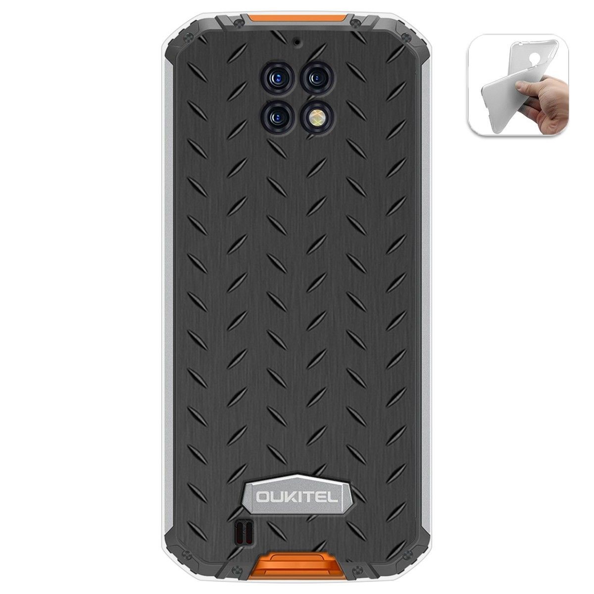Funda Gel Tpu para Oukitel Wp6 diseño Metal Dibujos