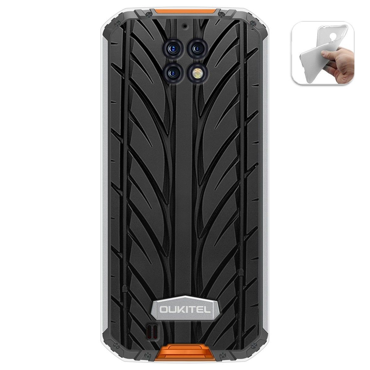 Funda Gel Tpu para Oukitel Wp6 diseño Neumatico Dibujos