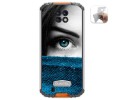 Funda Gel Tpu para Oukitel Wp6 diseño Ojo Dibujos