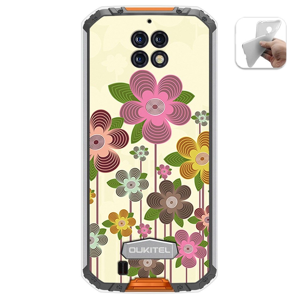 Funda Gel Tpu para Oukitel Wp6 diseño Primavera En Flor Dibujos