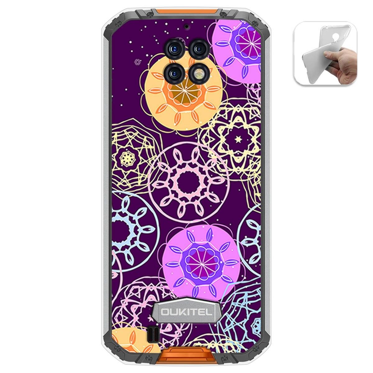 Funda Gel Tpu para Oukitel Wp6 diseño Radial Dibujos