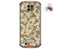 Funda Gel Tpu para Oukitel Wp6 diseño Sand Camuflaje Dibujos