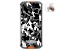 Funda Gel Tpu para Oukitel Wp6 diseño Snow Camuflaje Dibujos