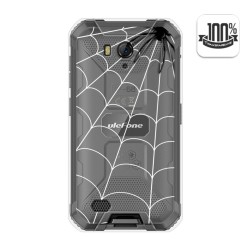 Funda Gel Transparente para Ulefone Armor X6 diseño Araña Dibujos