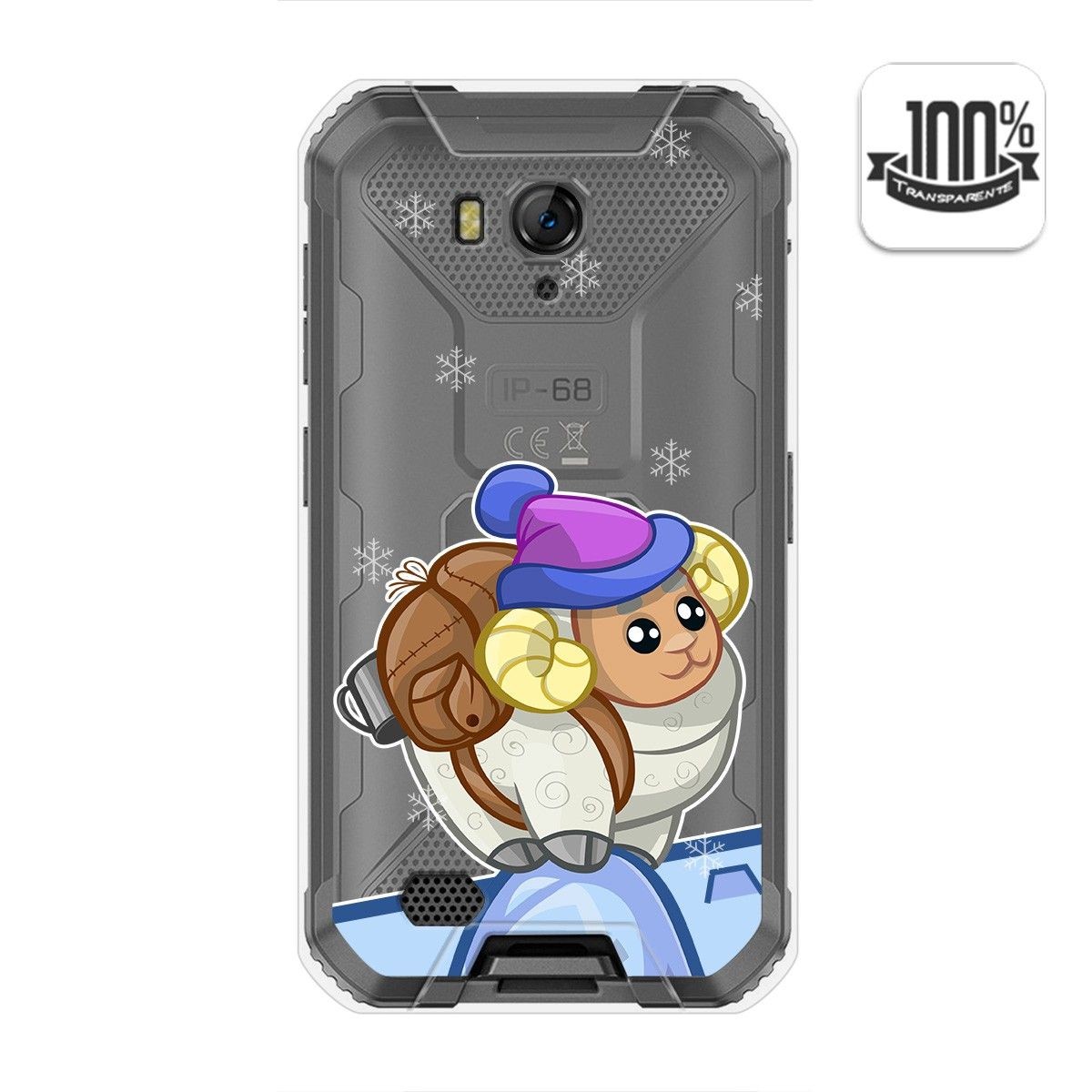 Funda Gel Transparente para Ulefone Armor X6 diseño Cabra Dibujos