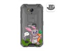 Funda Gel Transparente para Ulefone Armor X6 diseño Conejo Dibujos