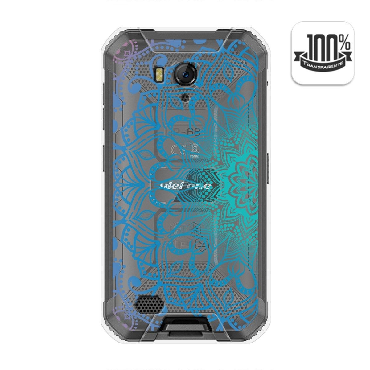 Funda Gel Transparente para Ulefone Armor X6 diseño Mandala Dibujos