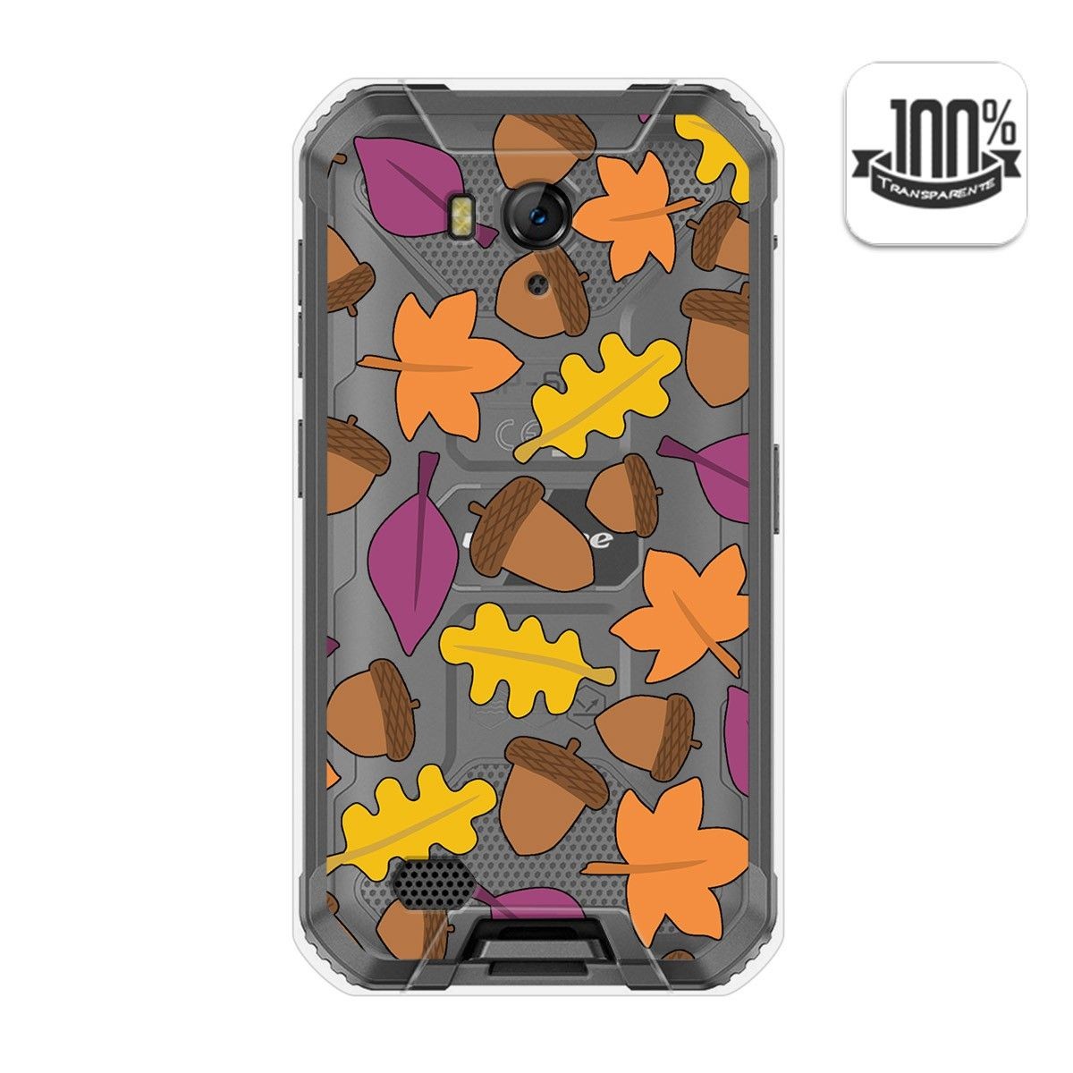 Funda Gel Transparente para Ulefone Armor X6 diseño Otoño Dibujos