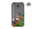 Funda Gel Transparente para Ulefone Armor X6 diseño Panda Dibujos