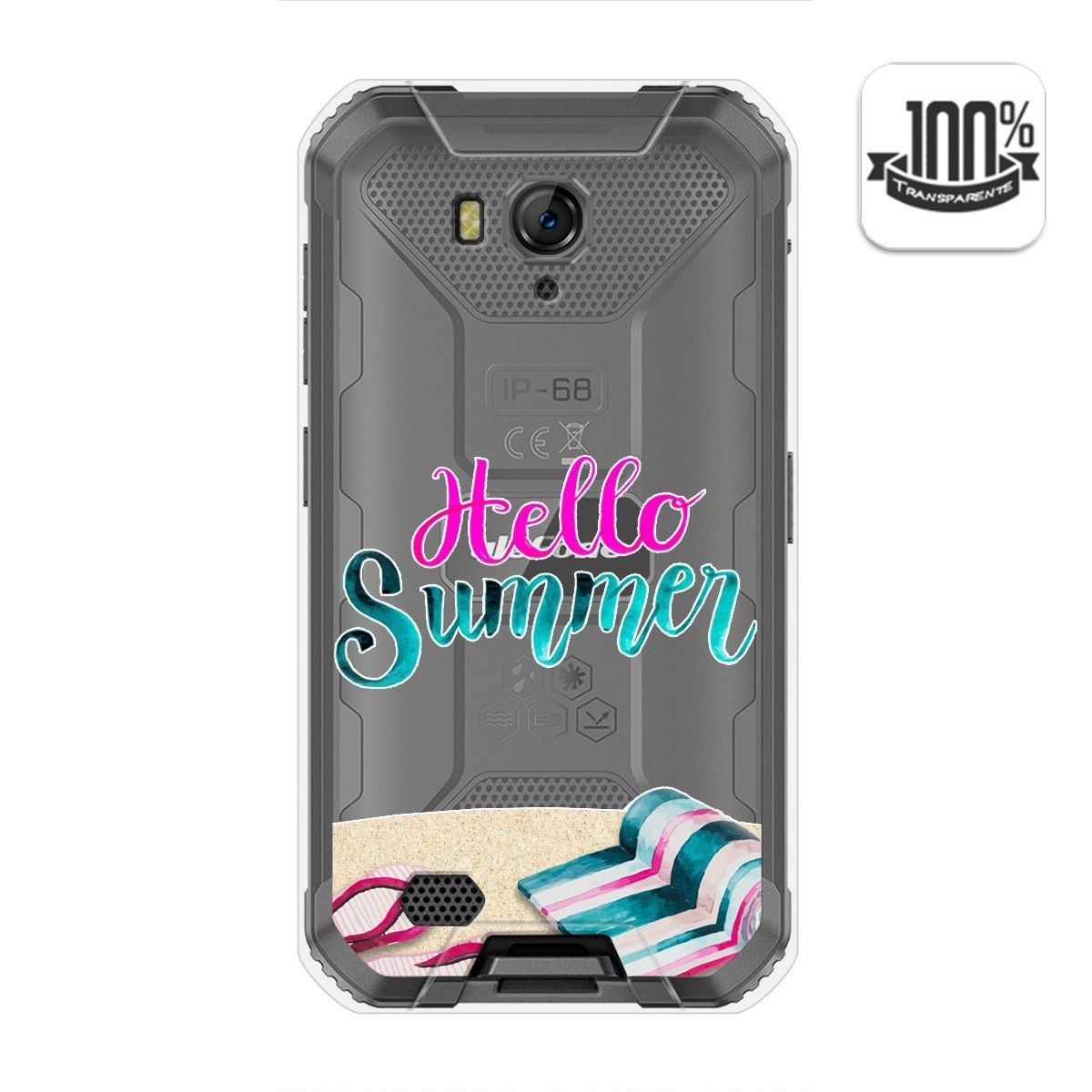 Funda Gel Transparente para Ulefone Armor X6 diseño Summer Dibujos