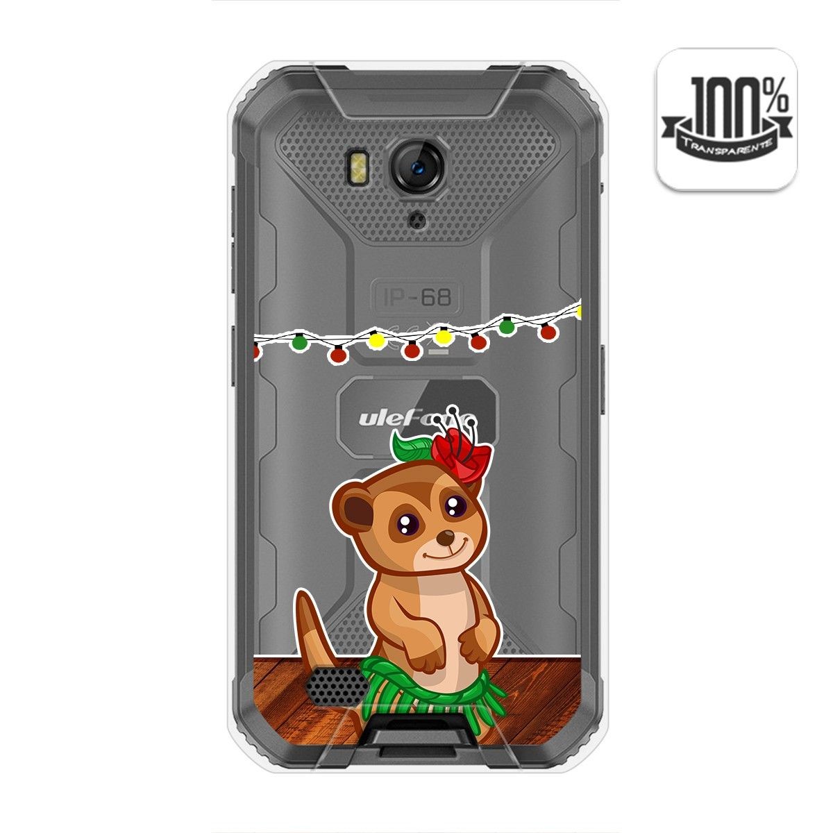 Funda Gel Transparente para Ulefone Armor X6 diseño Suricata Dibujos