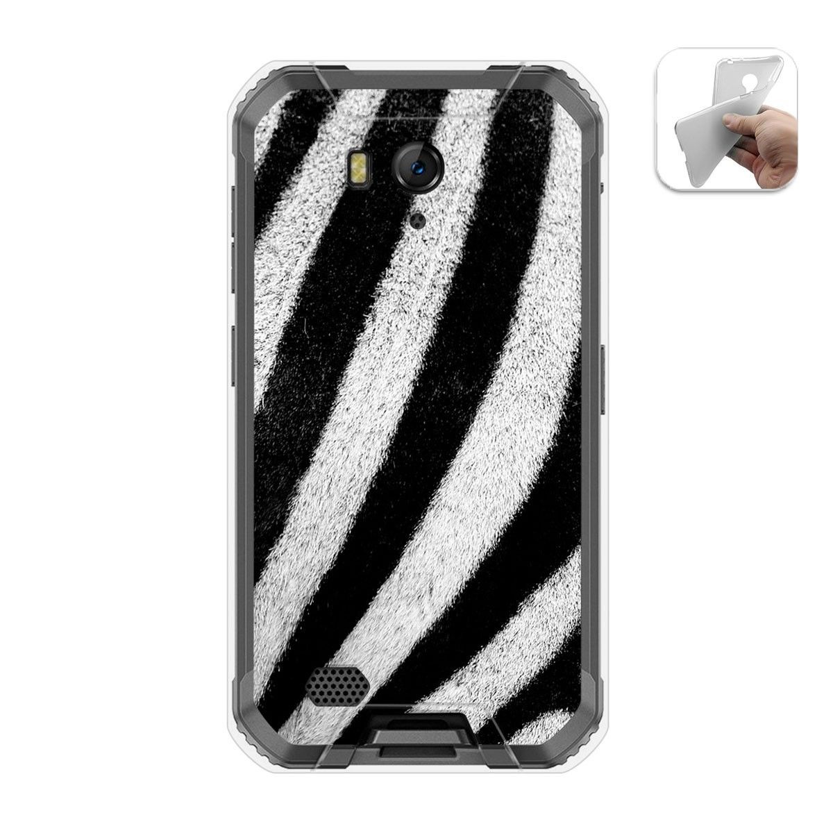 Funda Gel Tpu para Ulefone Armor X6 diseño Animal 02 Dibujos