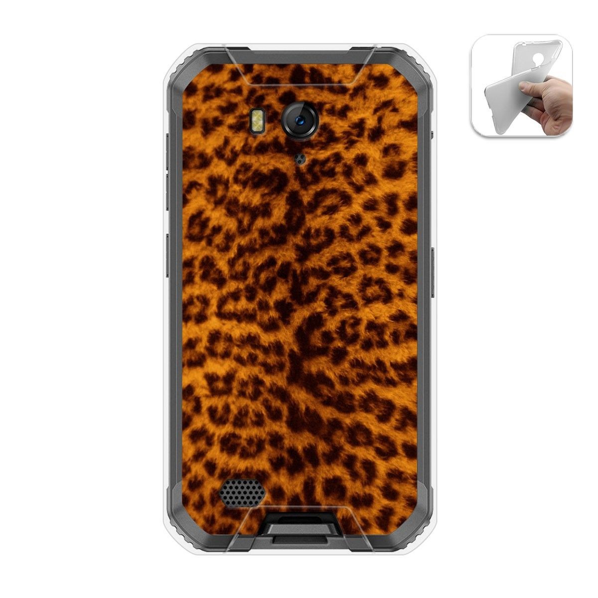 Funda Gel Tpu para Ulefone Armor X6 diseño Animal 03 Dibujos
