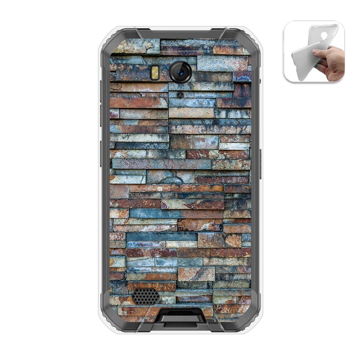 Funda Gel Tpu para Ulefone Armor X6 diseño Ladrillo 05 Dibujos
