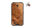 Funda Gel Tpu para Ulefone Armor X6 diseño Madera 04 Dibujos