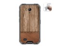 Funda Gel Tpu para Ulefone Armor X6 diseño Madera 09 Dibujos