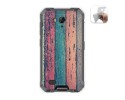 Funda Gel Tpu para Ulefone Armor X6 diseño Madera 10 Dibujos