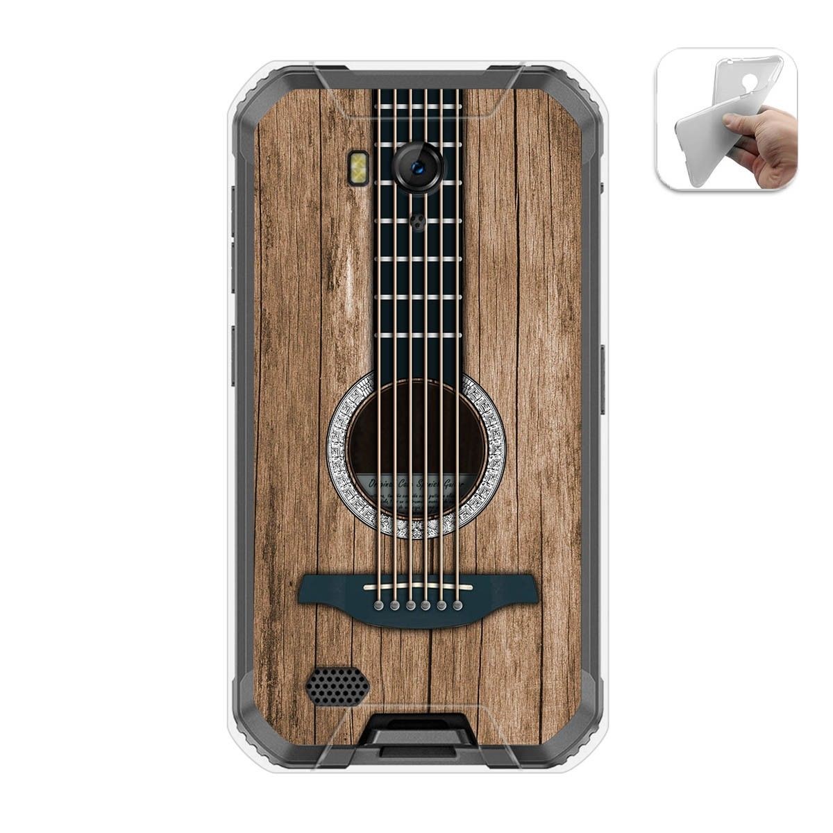 Funda Gel Tpu para Ulefone Armor X6 diseño Madera 11 Dibujos