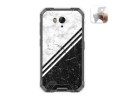 Funda Gel Tpu para Ulefone Armor X6 diseño Mármol 01 Dibujos
