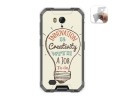 Funda Gel Tpu para Ulefone Armor X6 diseño Creativity Dibujos